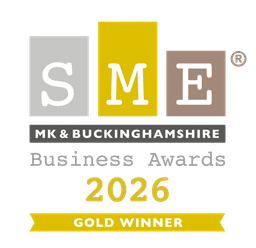 MK & Buckinghamshire Business Awards 2026 finalist logo
