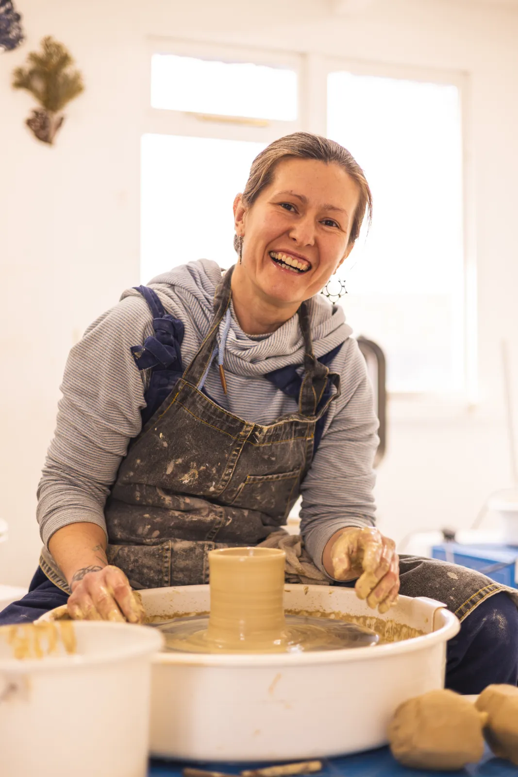 Potter at the potter’s wheel